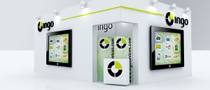 Stand de diseño para feria internacional: proyecto para Ingo Devices