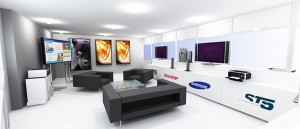 Showroom low cost de diseño para el Servicio Técnico de Samsung