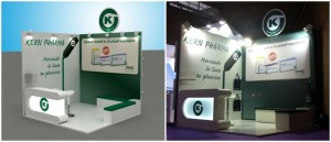 Fabricación de un stand de diseño para la empresa Kern Pharma