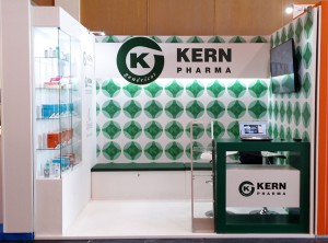 Stand de diseño para un congreso de salud