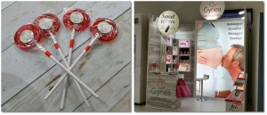 Stand para la marca de productos Gynea