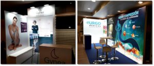 Congresos en Madrid: stands para Urgo Medical y Kern Pharma